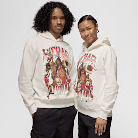 Jordan Flight Graphics Fleece Hoodie beige