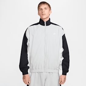 Nike Club Woven Oversized Track Jacket grau