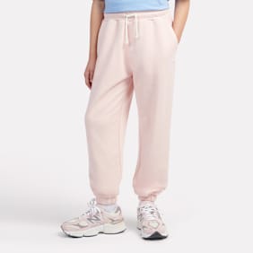 New Balance French Terry Small Logo Jogger rosa