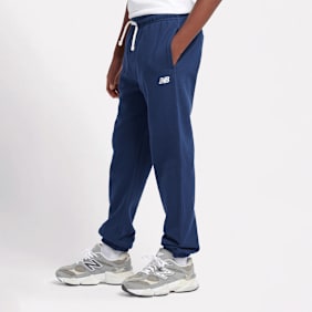New Balance French Terry Small Logo Jogger azul