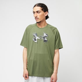 Under Armour Tech Print Fill Short Sleeve Tee verde
