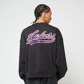 Mitchell & Ness NBA Oversweep Crewneck Sweater LA Lakers noir