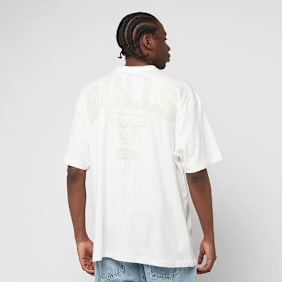 Mitchell & Ness NBA Elite Neutrals Oversized Tee Chicago Bulls blanco