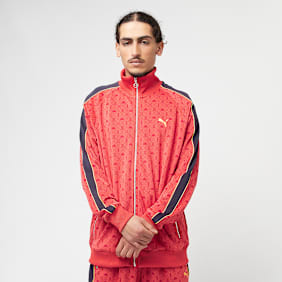 PUMA Road To Unity All Over Print Track Jacket DK rot