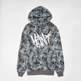Karl Kani Kani Star Camo Oversize Hoodie Junior grau