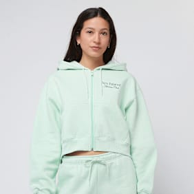 New Balance Waist Length Full Zip Hoodie grün
