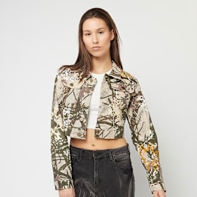 Smoke Rise Denim Worker Jacket zelena