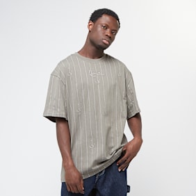 Karl Kani Small Signature Logo Pinstripe grijs