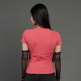 SNIPES Snipes Varsity Raglan Tight Tee rojo