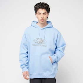 New Balance Reflective Globe Graphic Hood blau