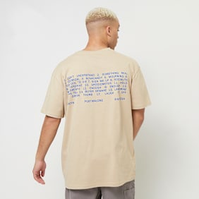 Upscale by Mister Tee Post Malone Tracklist Oversize Tee beige