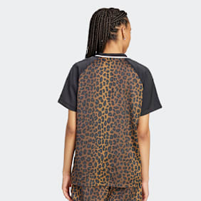 adidas Originals Satin Football Jersey brązowy
