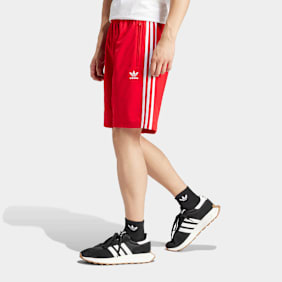 adidas Originals Pantaloncini Firebird adicolor rosso