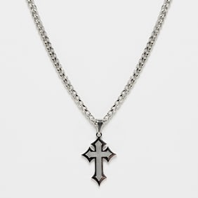 fainz Frozen Cross Chain silber