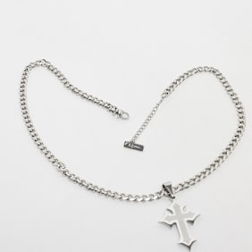 fainz Frozen Cross Chain silber