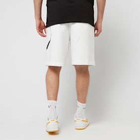 Nike Club Fleece Graphics Shorts weiß