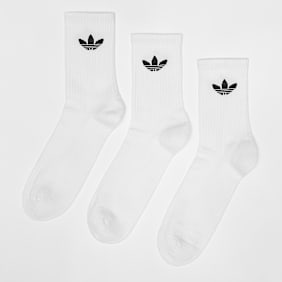 adidas Originals Trefoil Crew Calze (6 Pack) bianco