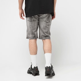 2Y STUDIOS Victor Ripped Slim Fit Shorts grigio