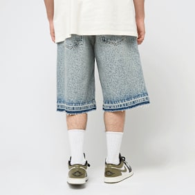 2Y STUDIOS Joran Open Hem Baggy Shorts blauw