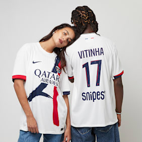 Nike   Vitinha / No. 17 / PSG Nike Away Stadium 2024/25&nbsp; bianco