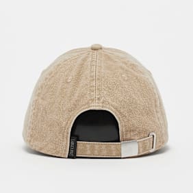 zəяo si:x nœf Primary Logo Washed Baseball Cap beige