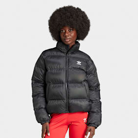 adidas Originals adicolor Short Puffer Jacket schwarz