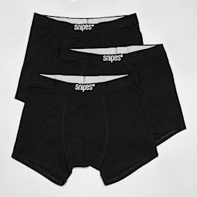 SNIPES 3 PACK - Black Tape  Briefs Boxershorts preto