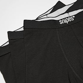 SNIPES 3 PACK - Black Tape  Briefs Boxershorts preto