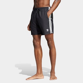 adidas Originals Costume da bagno 3 strisce nero