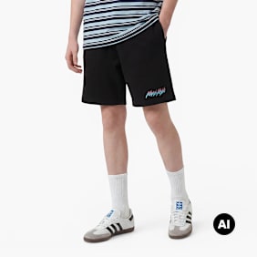 Karl Kani Flames Sweat Shorts Junior zwart