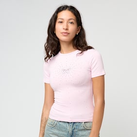 Felicious Glowing Butterfly Tee rosa