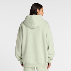 New Balance Linear Heritage Fleece Long Hoodie verde