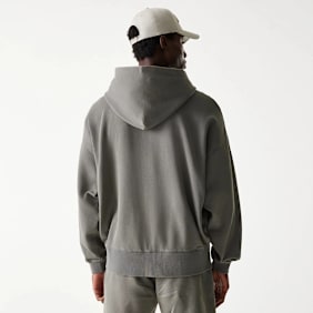 New Era NBA Washed Full Zip Los Angeles Lakers grijs