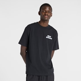 New Balance Chrome Runner T-Shirt schwarz