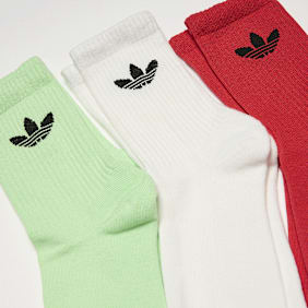 adidas Originals 3 PACK - Trefoil Cushion Crew Socken multicolor