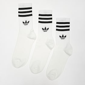 adidas Originals 3 PACK - adicolor Crew Socken bijela
