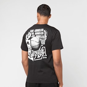 Mitchell & Ness NBA Los Angeles Lakers HWC Overlap Graphic Tee noir