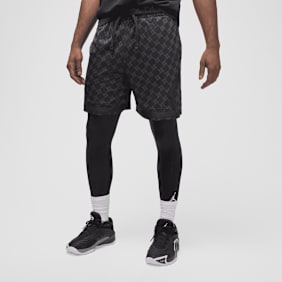 Jordan Sport Dri-FIT Printed Diamond Shorts nero