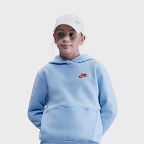 Nike Sportwear Club Fleece Hoodie Low Brand Read bleu