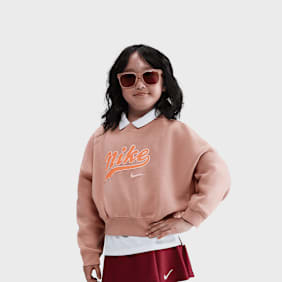 Nike   Sportswear Cropped Fleece Sweatshirt rose
