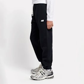 New Balance Boys Brush Back Small Logo Joggers noir