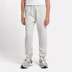 New Balance Boys Brush Back Small Logo Joggers cinzento