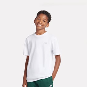 New Balance Boys Small Logo T-Shirt wit