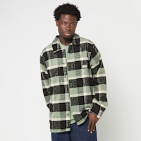 Dickies Plaid Coaling Longsleeve Shirt verde