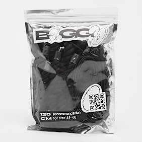 BAGGY ROPE LACES 14mm SET 120cm zwart