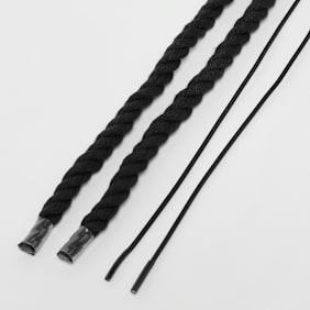 BAGGY Rope Laces 10mm Set 100cm schwarz