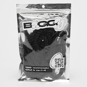 BAGGY Rope Laces 10mm Set 120cm negro