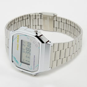 CASIO One Shot A168WEPC-7AER Silber