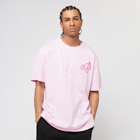 Mister Tee Pink Cherries Oversize Tee lichtroze
