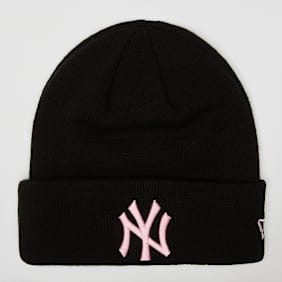 New Era Female Essential Cuff Beanie New York Yankees zwart
